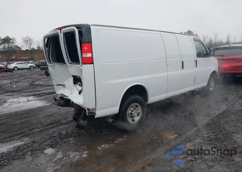 2014 Chevrolet Express 2500 Work Van z USA, uszkodzony, nr VIN 1GCWGGFA1E1184378